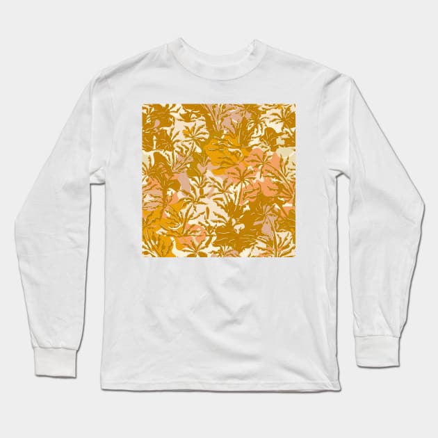 Retro Tropicana / Sunset Long Sleeve T-Shirt by matise